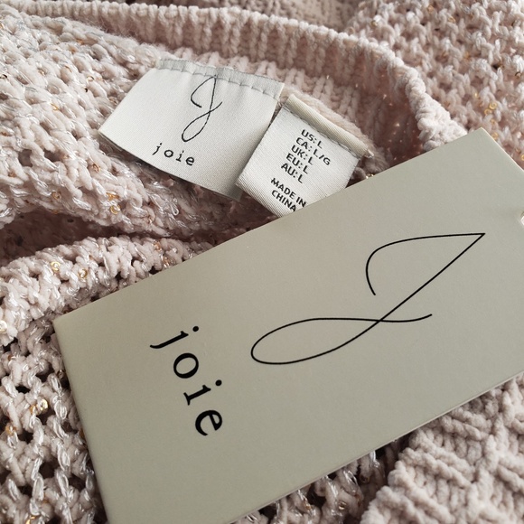 Joie Oatmeal Sparkle Sweater Size Large NEW! - Picture 9 of 13